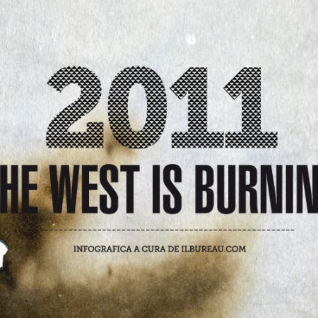 testata - il bureau - the west is burning infografica