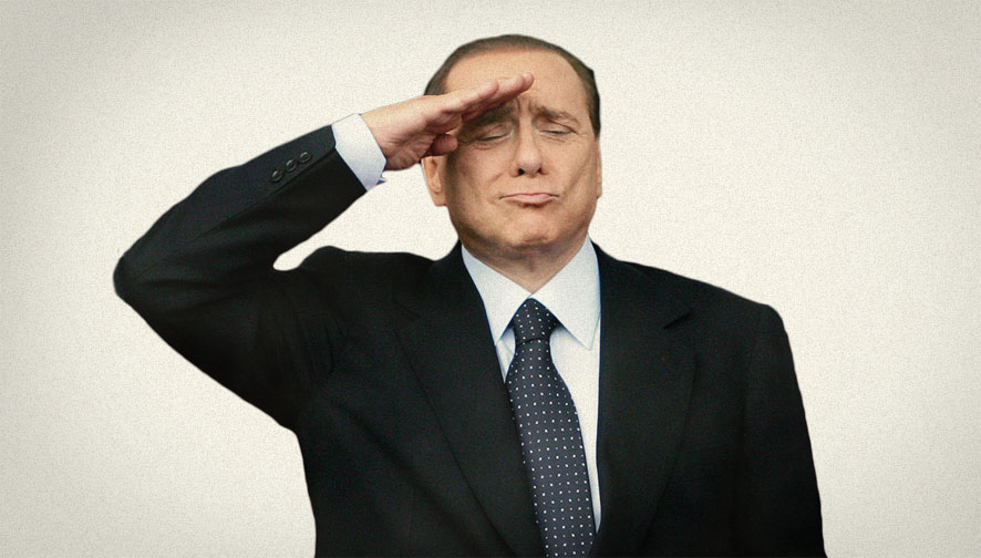 Silvio Berlusconi ci saluta
